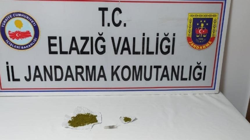 Elazığ&rsquo;da uyuşturucu ile m&uuml;cadele:2 g&ouml;zaltı