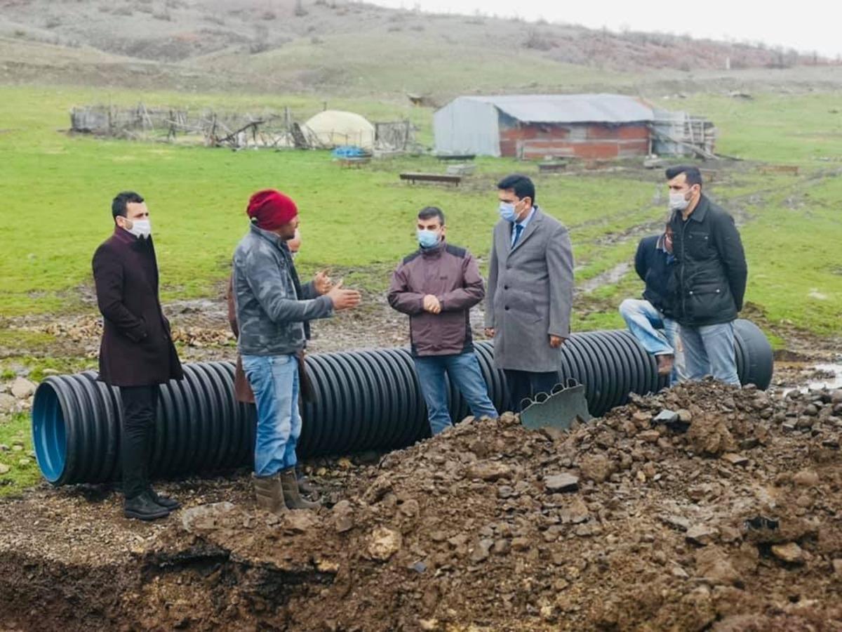 Karako&ccedil;an&rsquo;da yağıştan etkilenen b&ouml;lgeler incelendi
