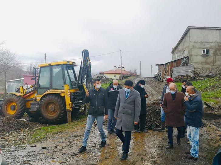 Karakoçan’da yağıştan etkilenen bölgeler incelendi G3