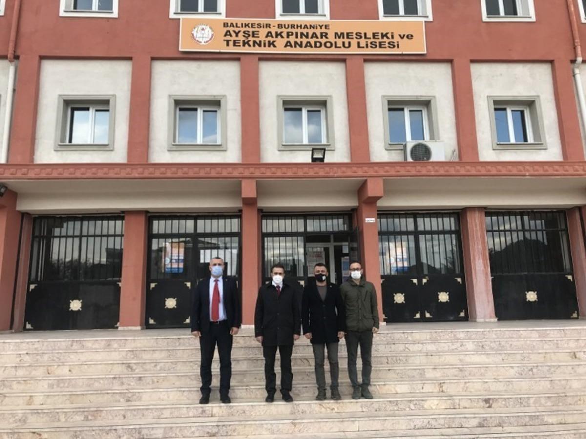 Balıkesir&rsquo;de okullara korona vir&uuml;s denetimi