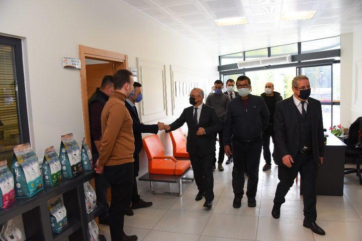 Kaymakam Sağlam ve Başkan Kayda, OSB’de incelemelerde bulundu G5