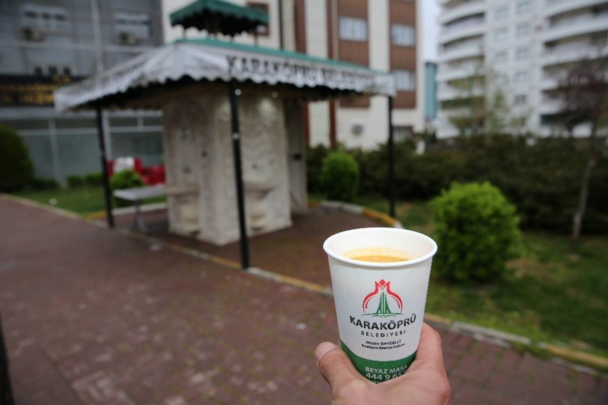 Karak&ouml;pr&uuml;&rsquo;de su &ccedil;eşmesinden sıcak &ccedil;orba akıyor