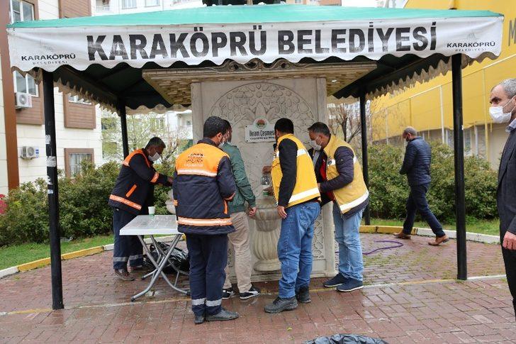 Karaköprü’de su çeşmesinden sıcak çorba akıyor G4