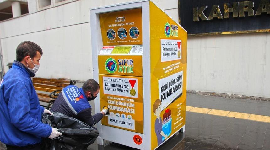 Kahramanmaraş’ta 2 ayda 2 ton tekstil atığı işlendi