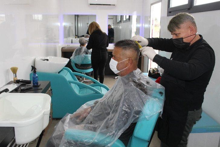 Mobil Kuaför tırı Korkuteli ve Elmalı’da G1