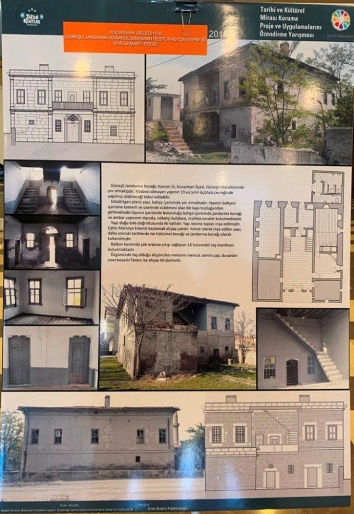 Kocasinan’ın restore ettiği 2 asırlık jandarma konağında sona gelindi G3