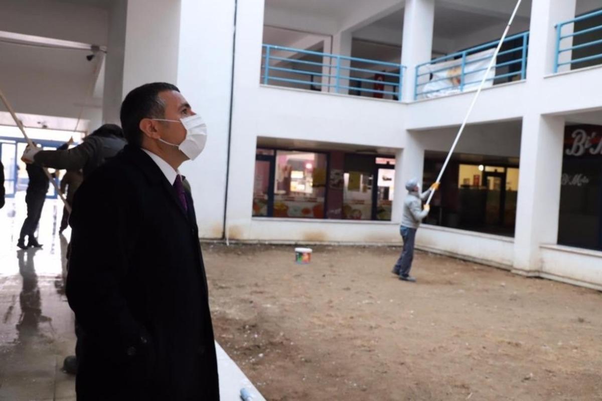 Vali Atay &ccedil;alışmaları yerinde inceledi