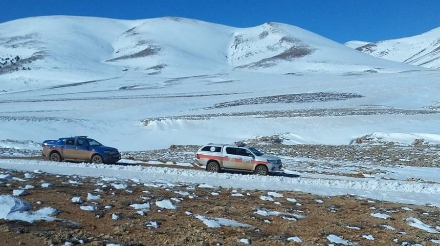 Tipide kaybolan gencin karda ayak izlerine rastlandı