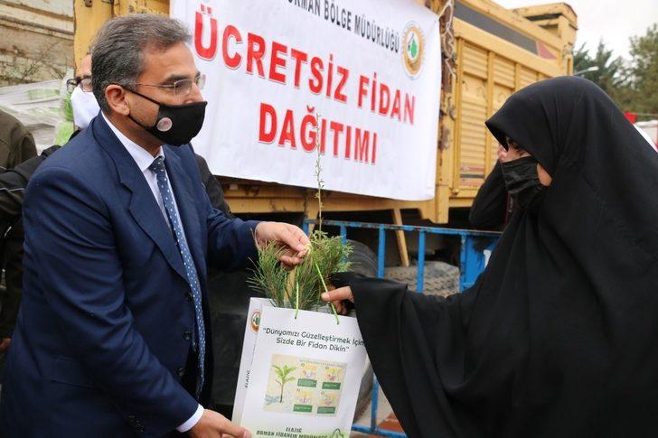 Elazığ’da vatandaşlara 5 bin adet ücretsiz fidan dağıtıldı G4