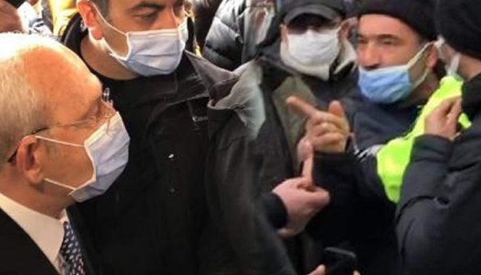 Kemal Kılıçdaroğlu'na vatandaştan tepki! Korumalar araya girdi