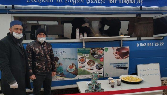 'Eskişehir'in doğan güneşi Bir Lokma Aş' sloganıyla ...