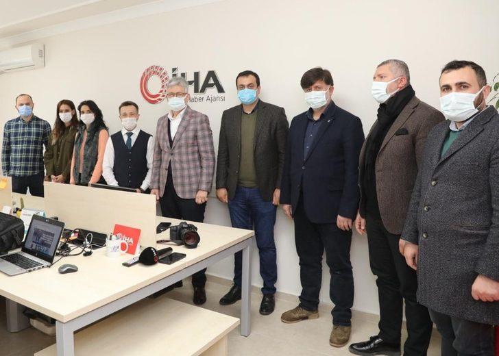 AK Parti İl Başkanı Mehmet Ellibeş İHA’yı ziyaret etti G3