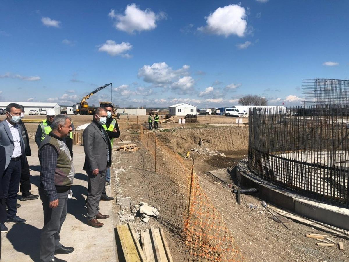Bismil Atıksu Arıtma Tesisi Projesinde &ccedil;alışmalar s&uuml;r&uuml;yor