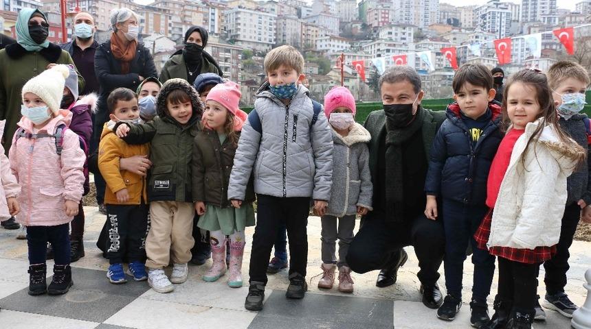 Karadolap Anaokulu&rsquo;nda miniklerin fidan dikim heyecanı