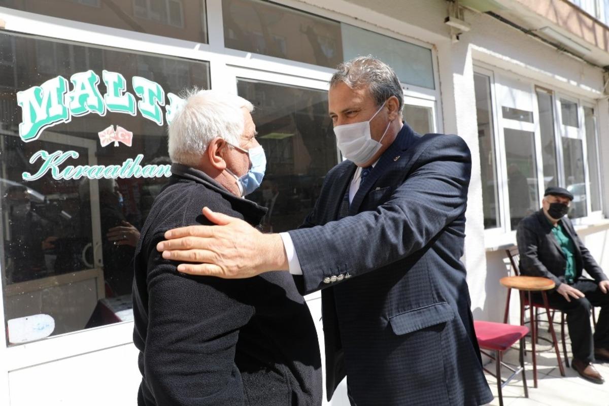 Başkan &Ccedil;er&ccedil;i, Ayn-i Ali ve Tevfikiye&rsquo;de esnaf ziyareti yaptı