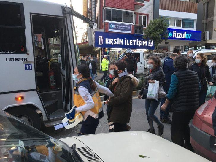 Yolcu otobüsü ile otomobil çarpıştı: 1 yaralı G3