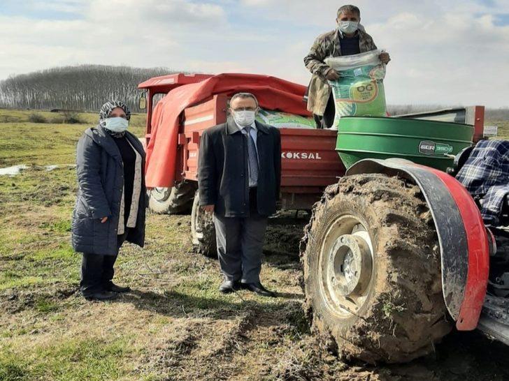 Meralarda gübreleme devam ediyor G2