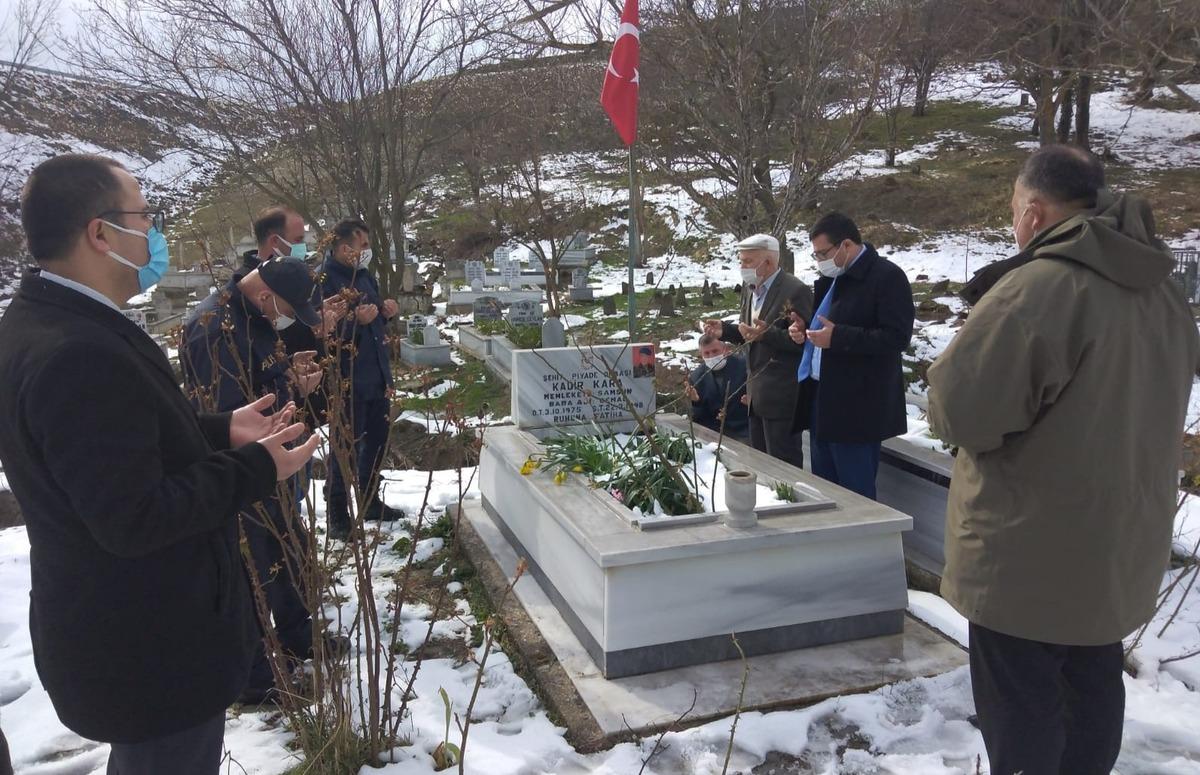 Kaymakam Zaman: "Şehitlerimizin aileleri bizim onurumuzdur"