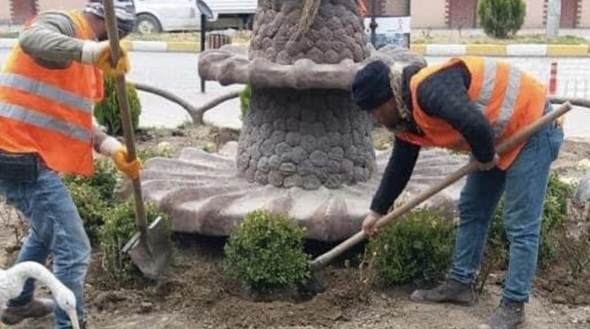 Iğdır kent merkezi yeşillendiriliyor
