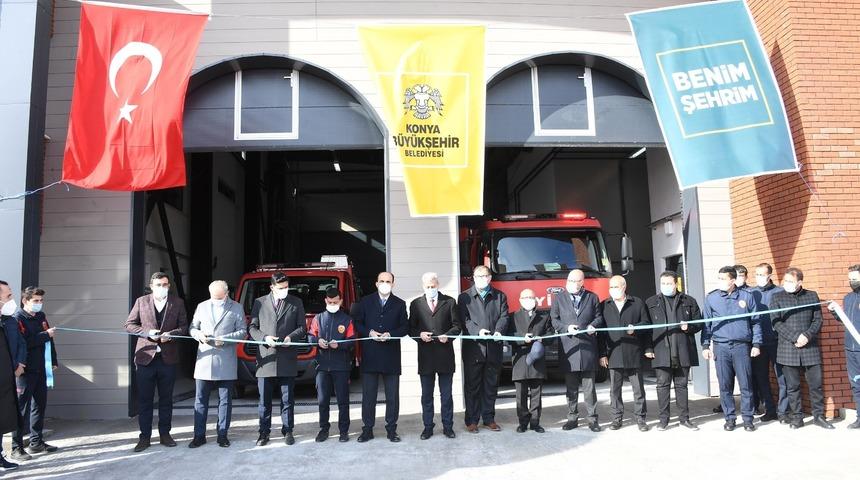 Kadınhanı İtfaiye Merkezi a&ccedil;ıldı, Ladik D&uuml;ğ&uuml;n Salonu inşaatı başladı