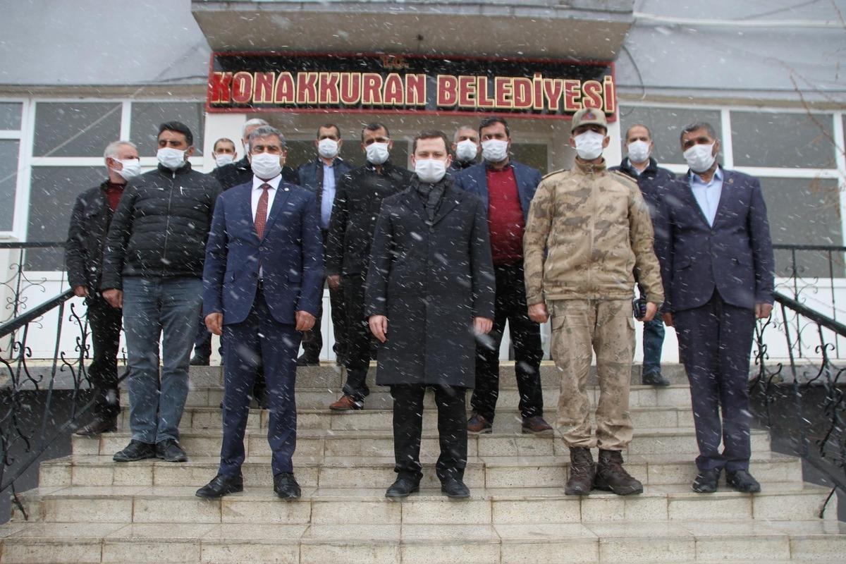 Kaymakam Demirer&rsquo;den Konakkuran Belde Belediyesine ziyaret