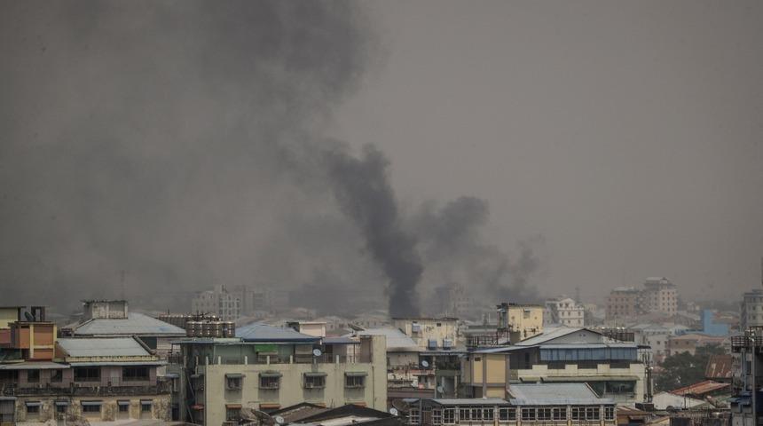 Myanmar&rsquo;da darbe karşıtı protestolarda 1 g&uuml;nde 56 can kaybı