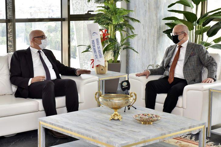 Rektör Ataç’tan Başkan Ergün’e ’hayırlı olsun’ ziyareti G3