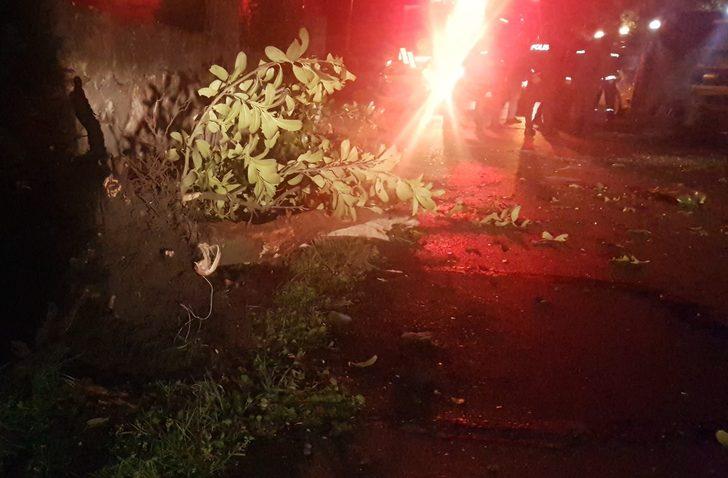 Alkollü sürücünün ağaca çarptığı araç yan yattı: 1 yaralı G3