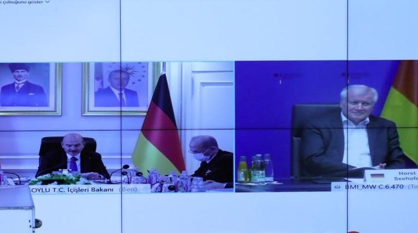 Bakan Soylu, Alman mevkidaşı ile g&ouml;r&uuml;şt&uuml;