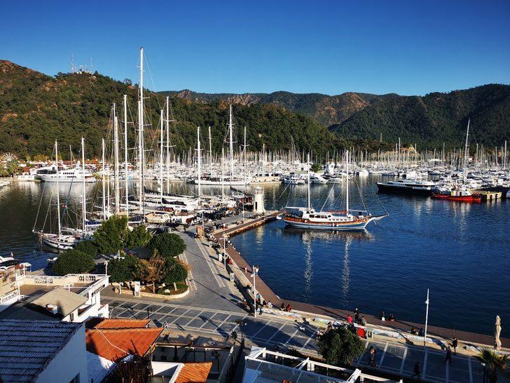 Marmarisliler güzel havanın keyfini çıkardı G1