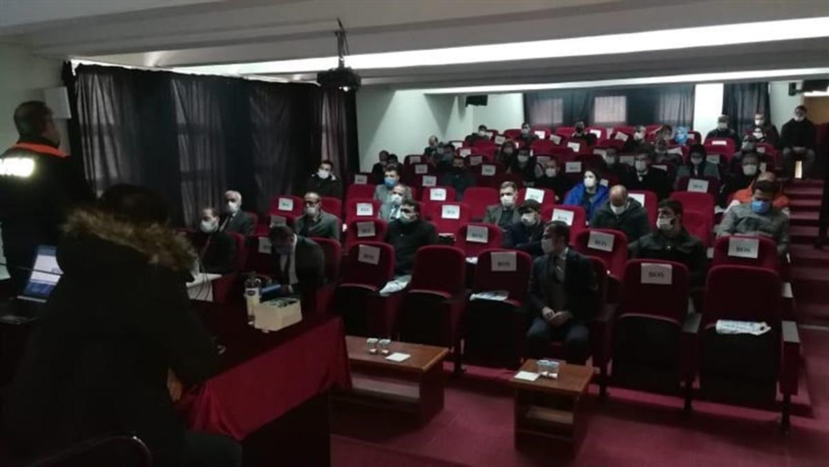 Gerc&uuml;ş&rsquo;te afet farkındalık eğitimi