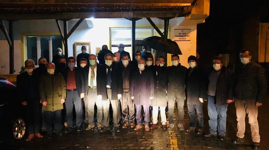 Köy muhtarları taleplerini, milletvekili ve ilçe başkanına aktardı