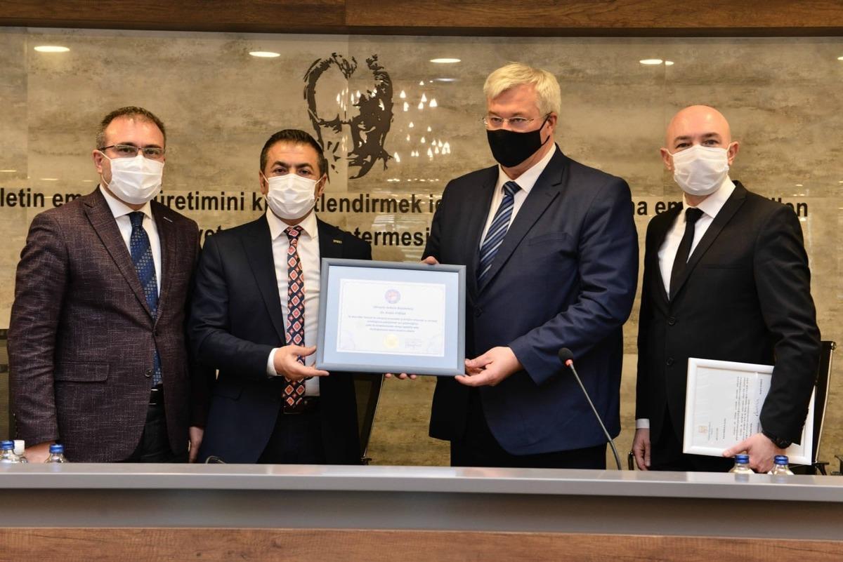 Ukrayna Ankara B&uuml;y&uuml;kel&ccedil;isini Denizli ile buluşturdular
