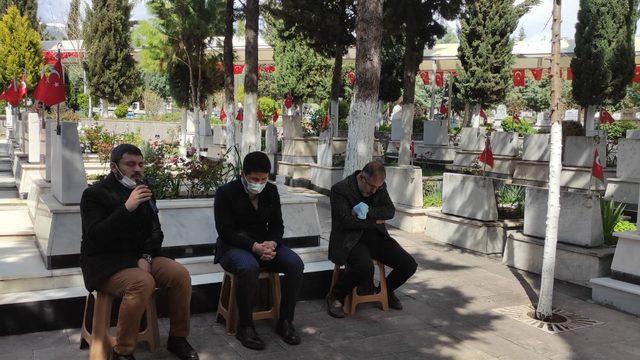 Şehitler için hatim indirildi