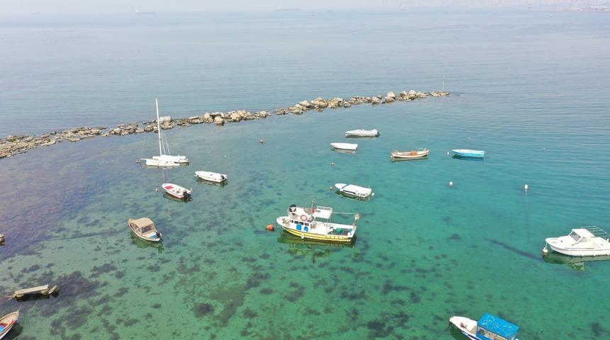 Sular çekilince gün yüzüne çıktı! İstanbul kıyılarında şaşırtan görüntü