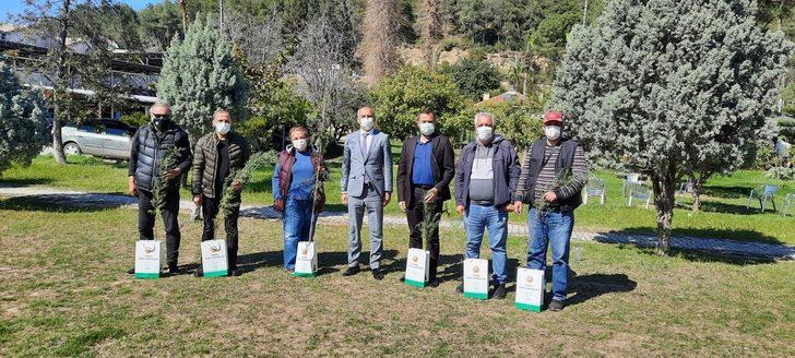 Gazeteciler 250 adet fidanı toprakla buluşturdu G3