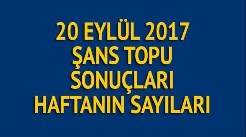 Şans Topu sonuçları - 20 Eylül Milli Piyango Şans Topu sonucu: 700 bin lira elde kaldı!