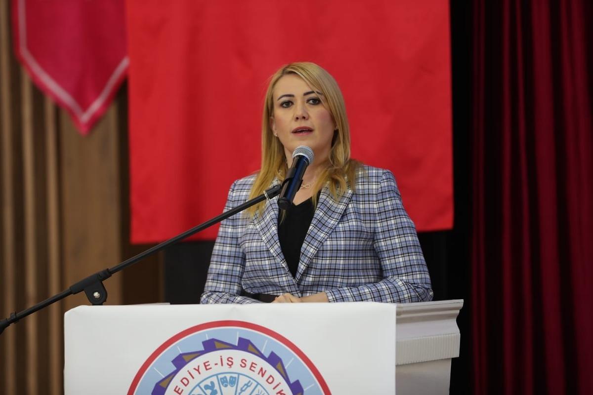 Başkan Doğan, &ldquo;Emeğin ve emek&ccedil;inin her zaman yanında olacağız&rdquo;