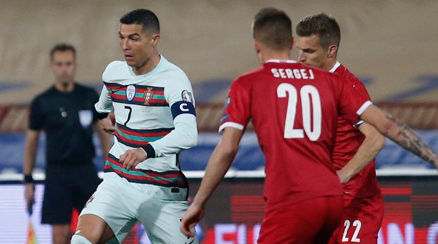 Ronaldo maç bitmeden sahayı terketti