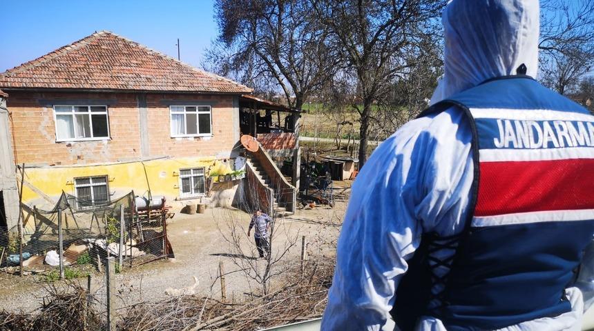 Jandarmadan kırsal mahallelerde salgın denetimi