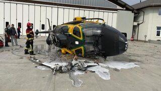 İtalya'da helikopter faciası kamerada