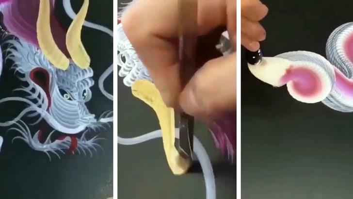 Japonların hipnotize edici boyama sanatı