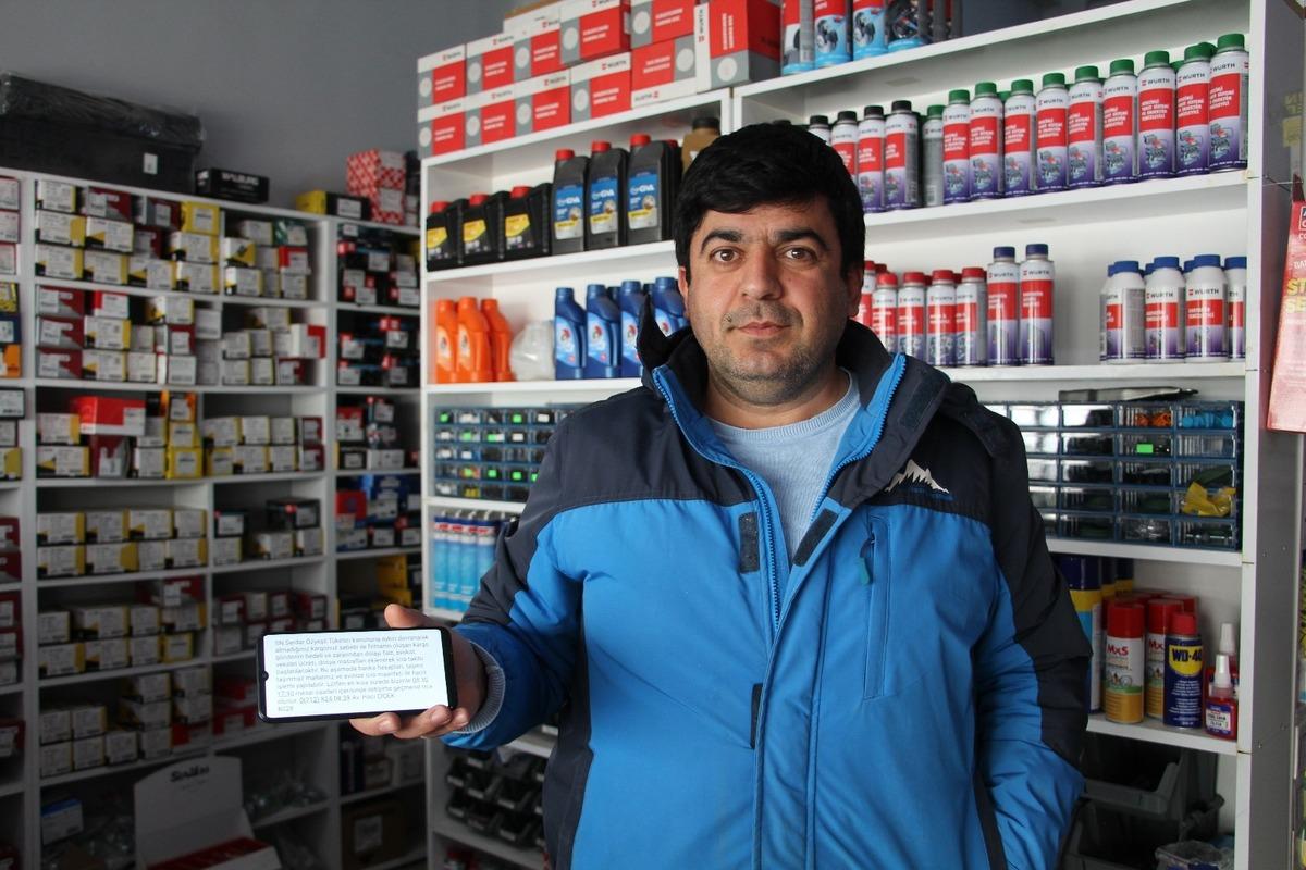 Siirtli esnafı dolandırılmaktan komşuları kurtardı