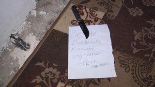 Kan donduran olay! Genç kadına kanlı çarşafla ölüm tehdidi