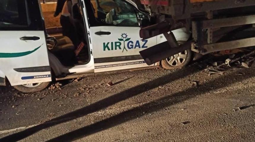 Kırşehir’de kaza 2 yaralı