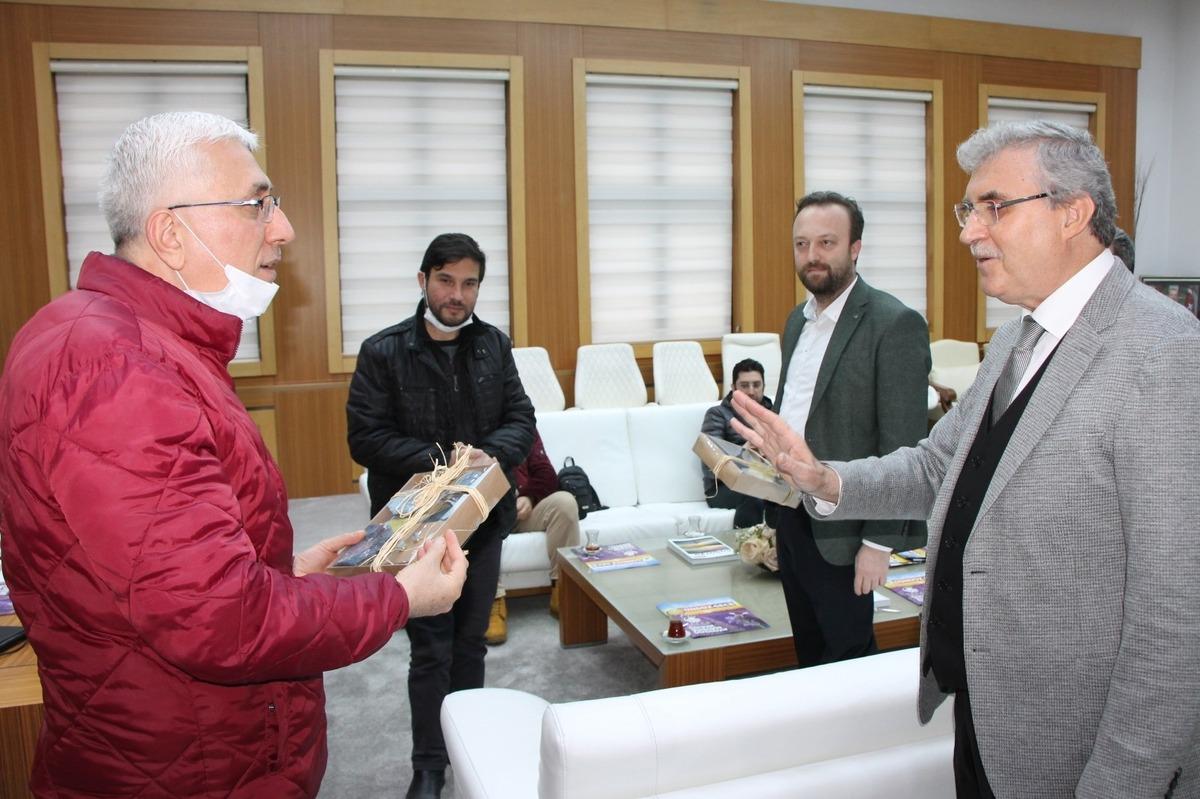 Başkan Y&uuml;ce SGB &uuml;yelerini ağırladı