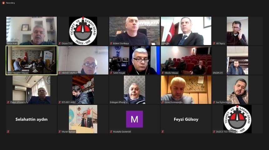 DTSO olağan meclis toplantısı ger&ccedil;ekleştirildi