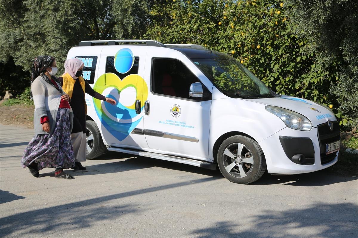 Mersin'deki "Anne Taksi" hizmeti annelere ve hamilelere kolaylık sağlıyor