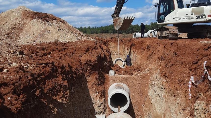 Kurşunlu Mezarlığı&rsquo;nda alt yapı &ccedil;alışması