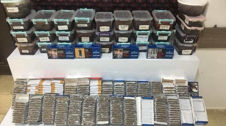 Didim&rsquo;de 25 kilogram ka&ccedil;ak t&uuml;t&uuml;n ele ge&ccedil;irildi